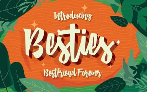 Besties Script Font Image 1