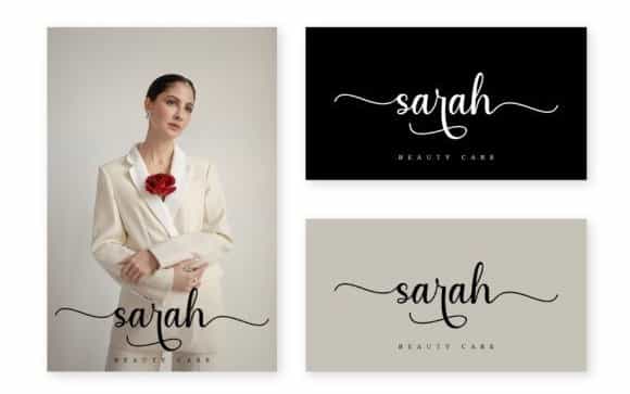 Senthany Calligraphy Font Image 2