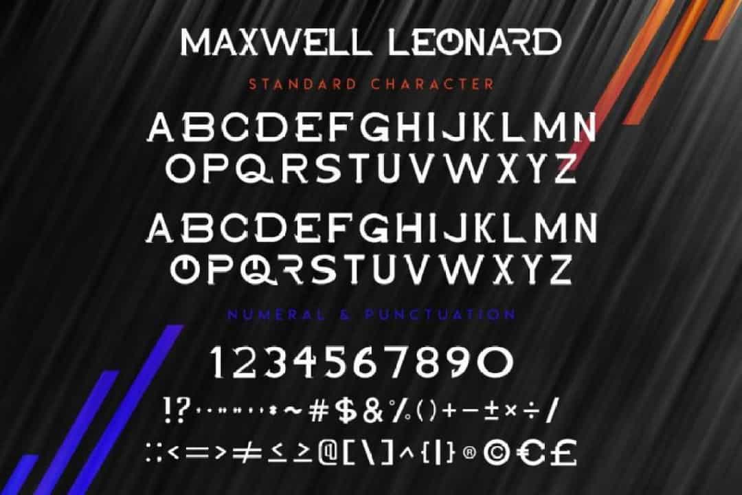 Maxwell Leonard Display Font Image 2