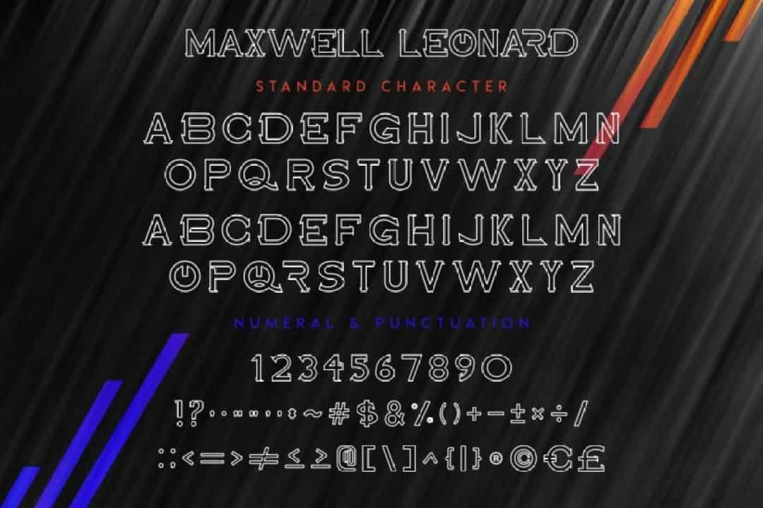 Maxwell Leonard Display Font Image 3