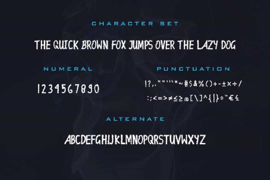 Ellinstein Brush Font Image 3