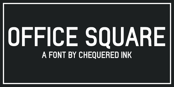 Office Square Font Image 1