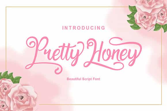 Pretty Honey Calligraphy Font Image 1