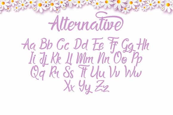 Pretty Honey Calligraphy Font Image 3