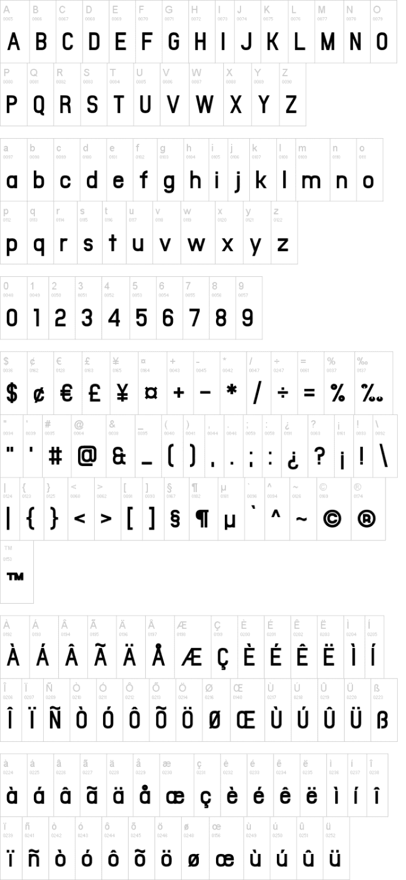 Office Square Font Image 2