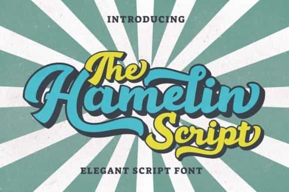 Hamelin Script Font Image 3