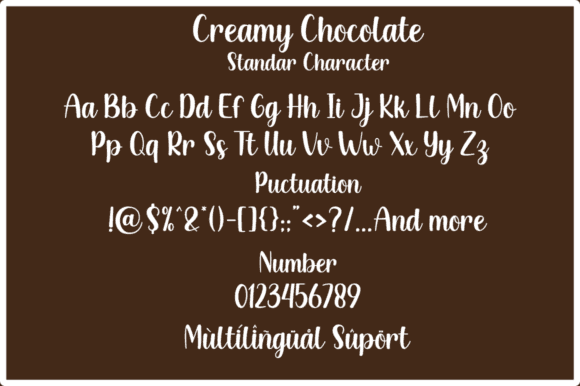 Creamy Chocolate Script Font Image 3