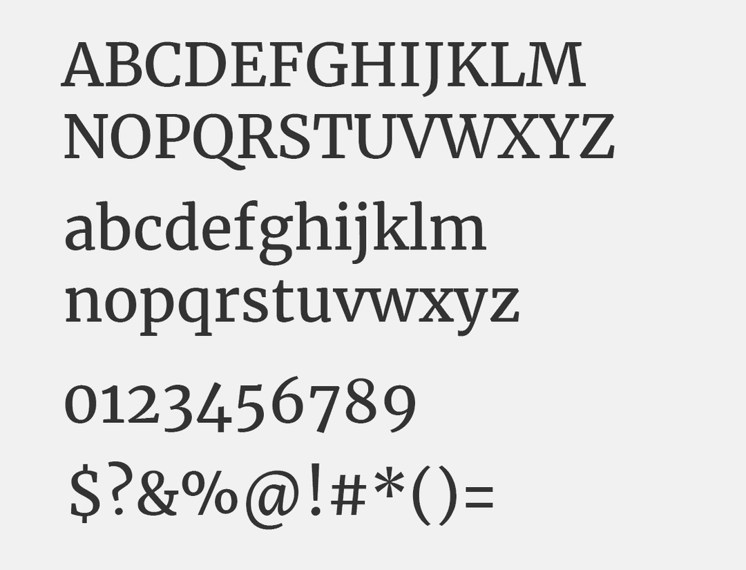 Merriweather Font Family Free Image 4