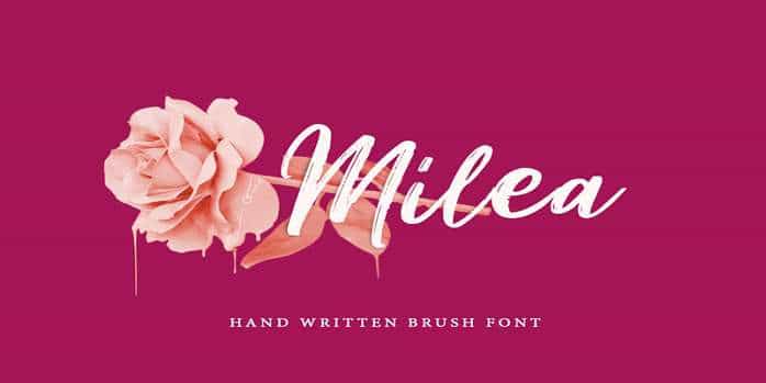 Milea Font Image 1