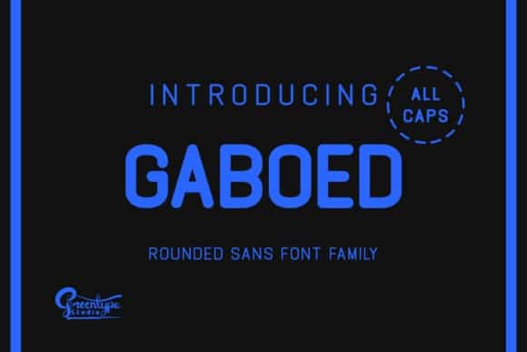 Gaboed Sans Font Family Image 1