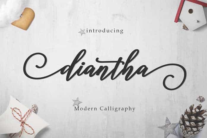 Diantha Font Image 1