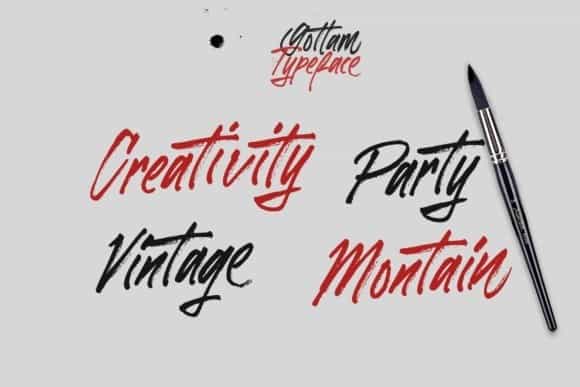Gottam Hand Drawn Script Font Image 2