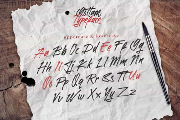 Gottam Hand Drawn Script Font Image 3