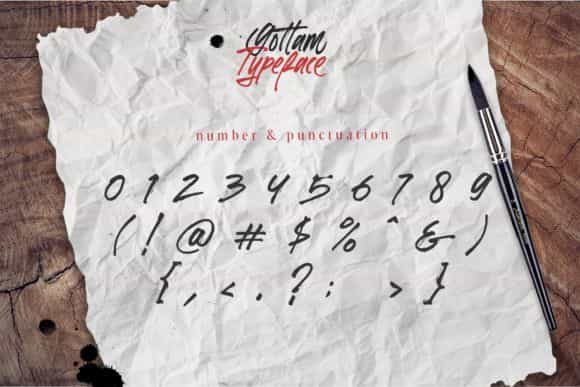 Gottam Hand Drawn Script Font Image 4