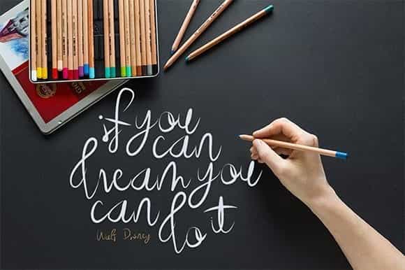 Chendy Handwritten Script Font Image 2