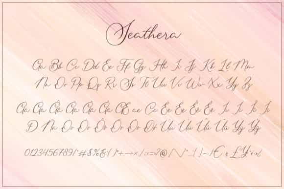 Seathera Signature Script Font Image 3