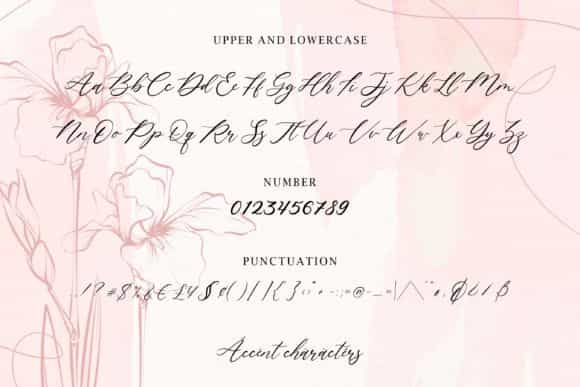 Natural Garden Script Font Image 3