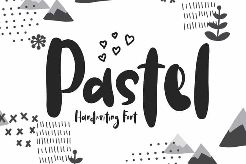Pastel Handwriting Font Image 1