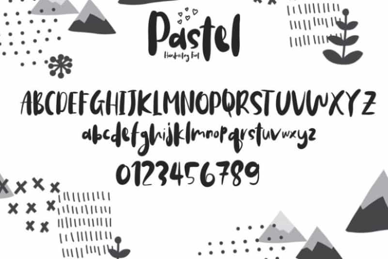 Pastel Handwriting Font Image 3