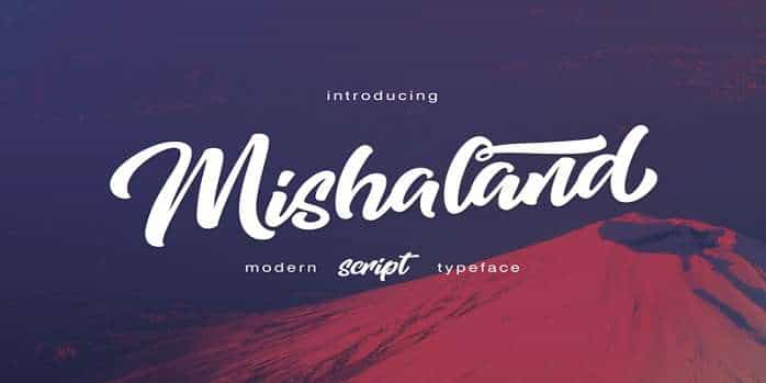 Mishaland Font Image 1