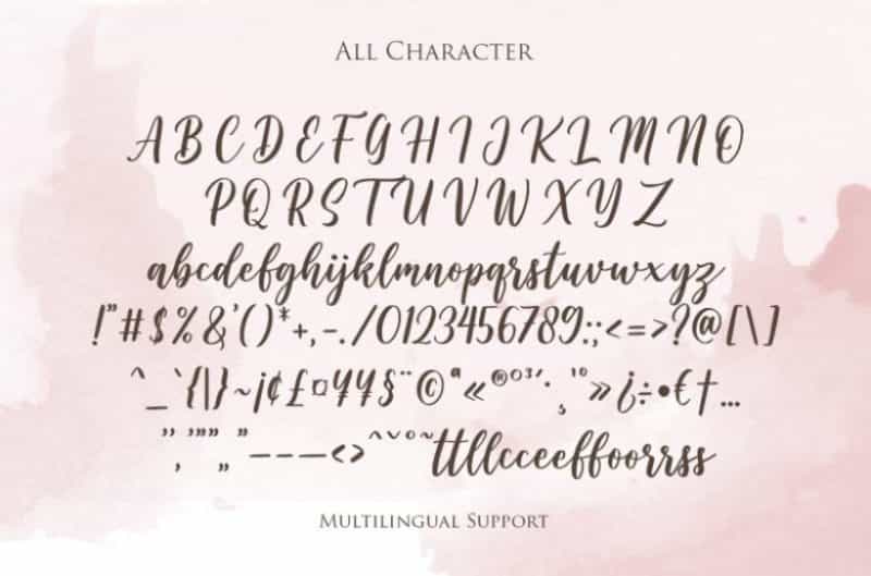 Wishper Modern Script Font Image 3