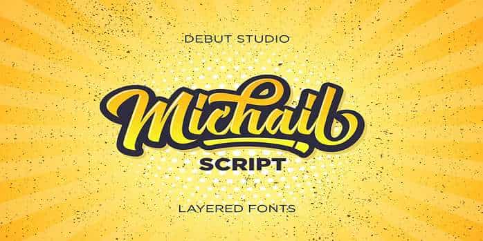 Michail Script Font Image 1