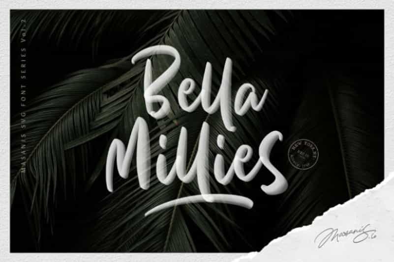 Bella Millies Script Font Image 1