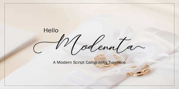 Modennta Font Image 1
