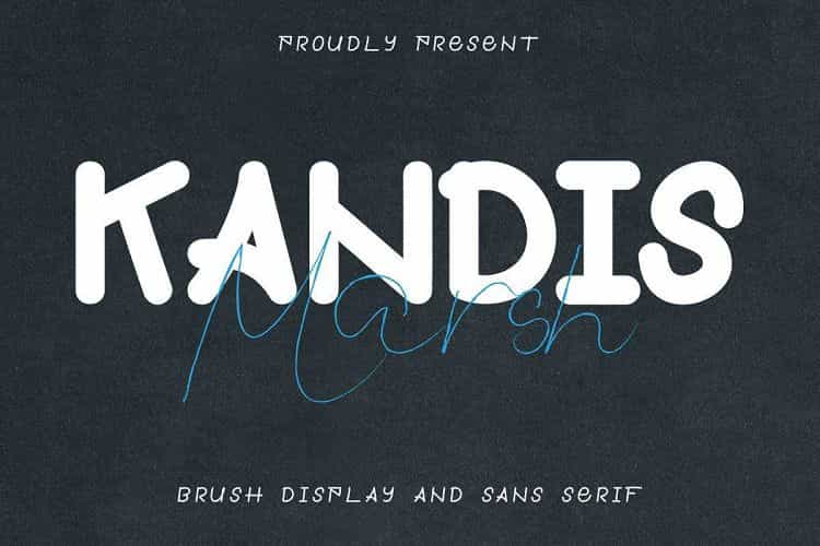 Kandis Marsh Display Script Font Image 1