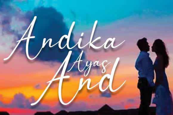Rindu Ain Calligraphy Font Image 3