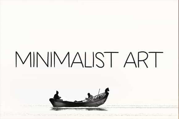 MINIMALIST ART Sans Serif Font Image 1