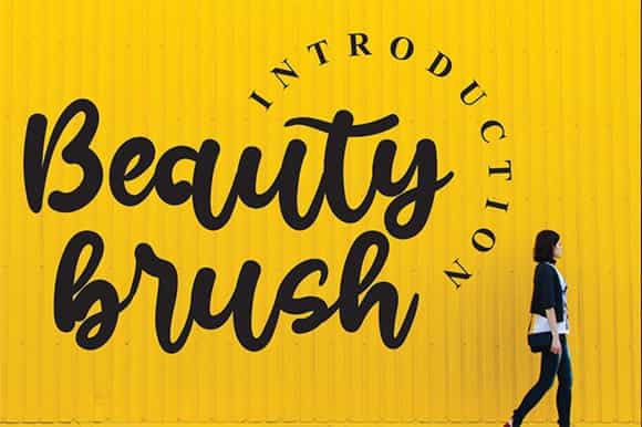 Beauty Brush Script Font Image 1