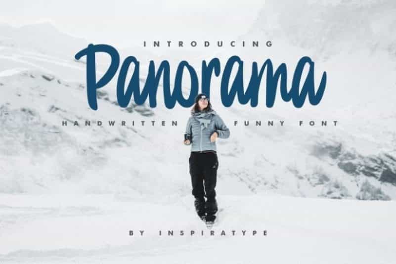 Panorama Bold Handwritten Font Image 1