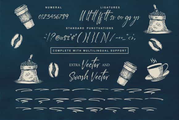 Cutterlines Brush Font Image 4