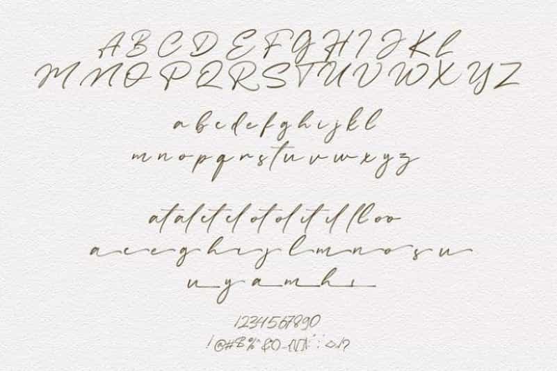 Romate Hood Handwritten Font Image 3
