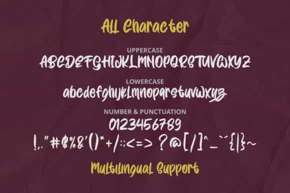 Wayslake Brush Handwritten Font Image 3