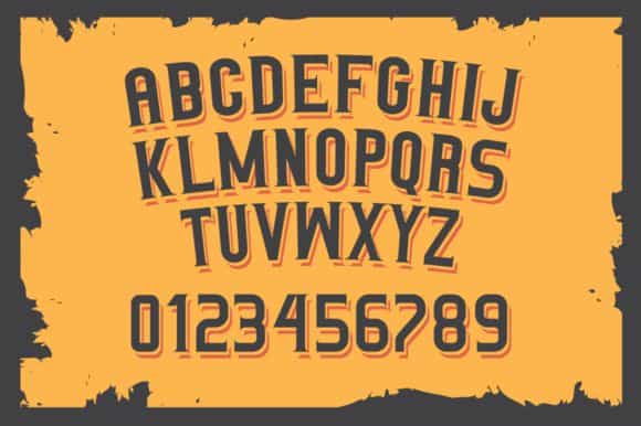 Deluxe Serif Font Image 3