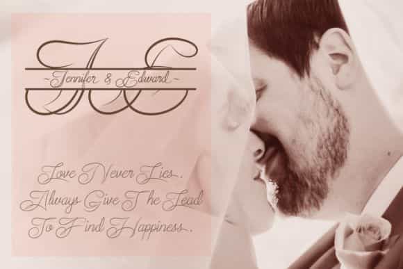 Adelyne Classic Pen Calligraphy Font Image 3