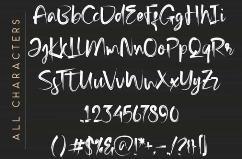 Quotes Brush Font Image 2