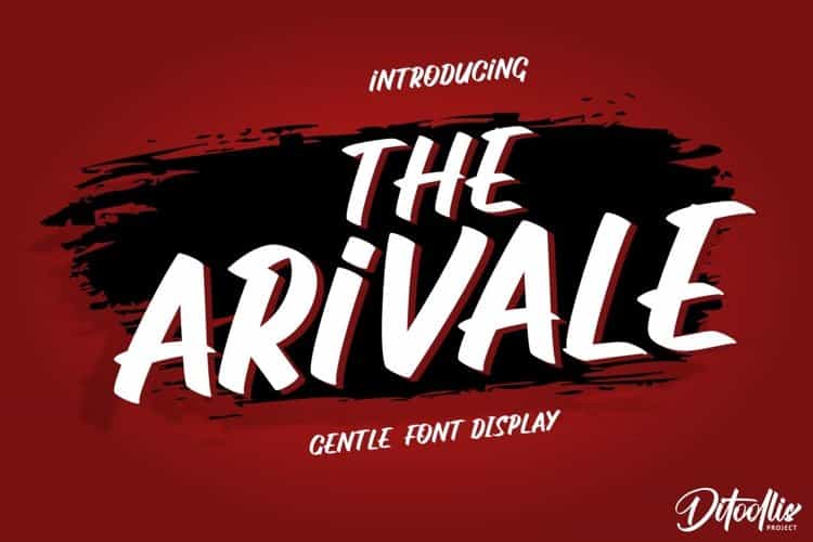 The Arivale Bold Script Font Image 1