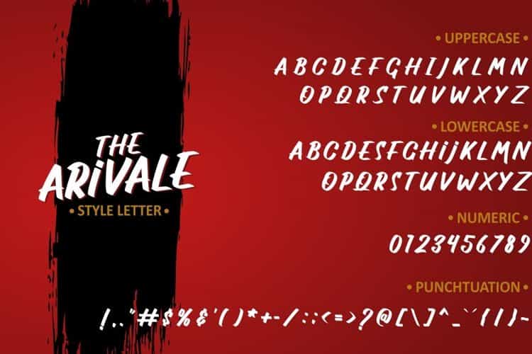 The Arivale Bold Script Font Image 3