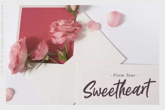 Mashita Script Font Image 2