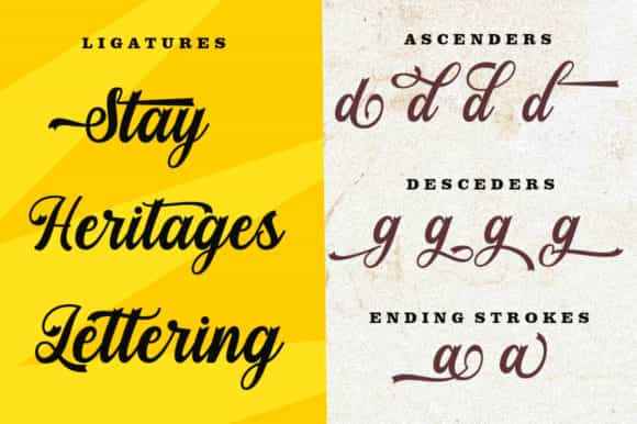 Stayhill Bold Script Font Image 2