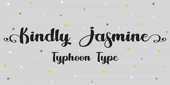 Kindly Jasmine Font Image 1