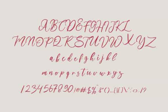 Grage Modern Calligraphy Font Image 3
