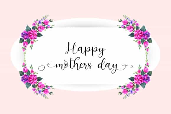Beauty Mothers Calligraphy Font Image 2