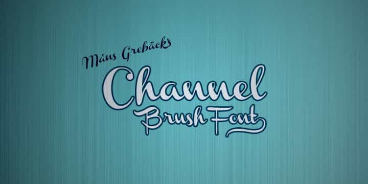 Channel Script Font Image 2