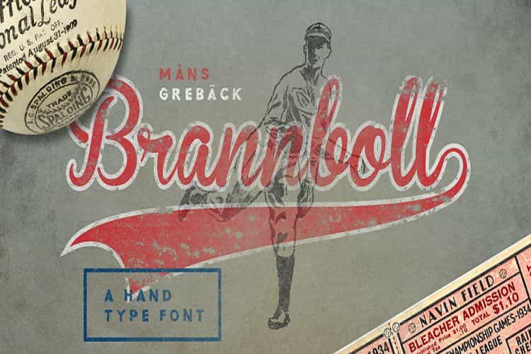 Brannboll Script Font Image 1