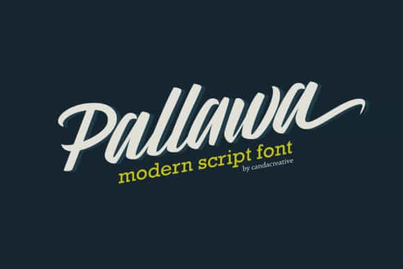 Pallawa Modern Script Font Image 1