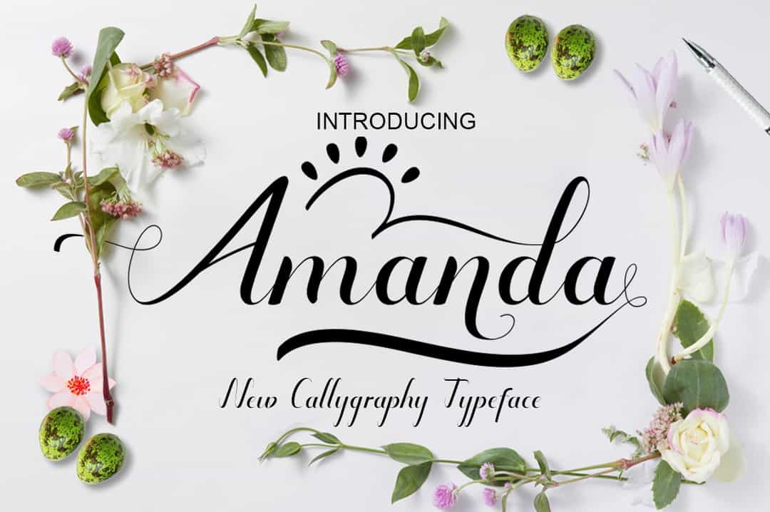 Amanda Font Image 1